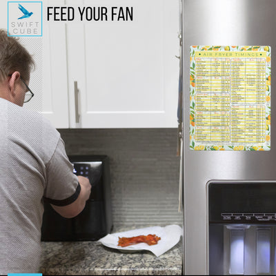 Air Fryer Magnetic Cheat Sheet (Oranges & Lemons)